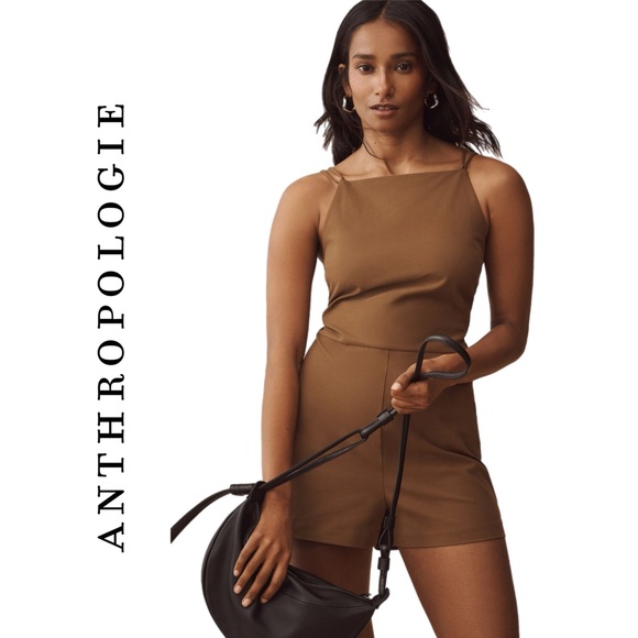 Anthropologie Maeve Strappy Micro Romper - Picture 1 of 9